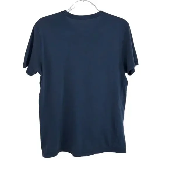 Y2k Express Men's Navy Blue Regal Graphic T-Shirt Small - Picture 3 of 6